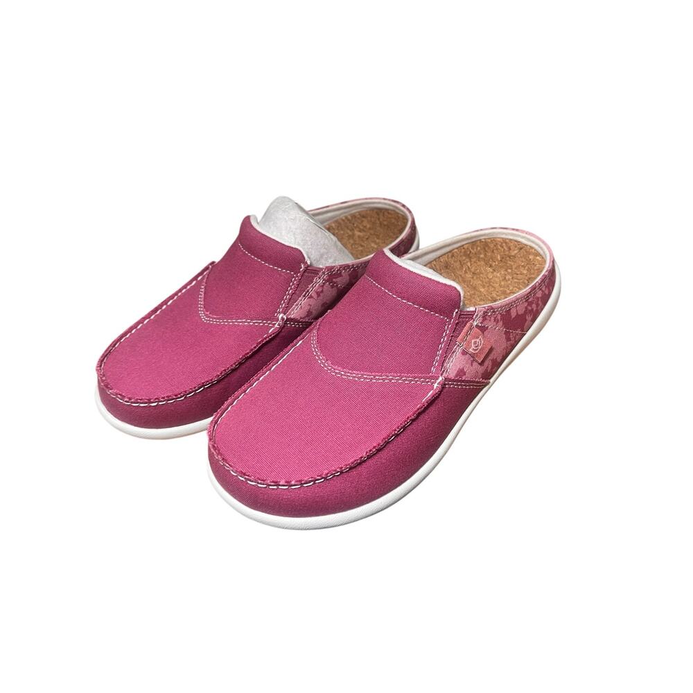 Spenco Vintage Floral Siesta Mauvewood Size 6.5 W